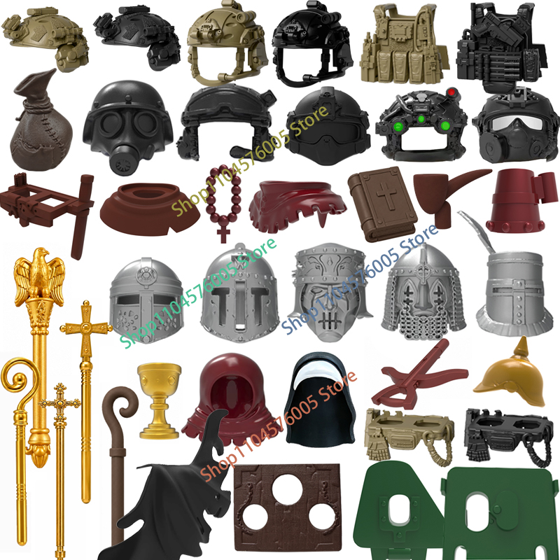 Lego Minifigure Holder - MOC Figures Body Parts Building Blocks