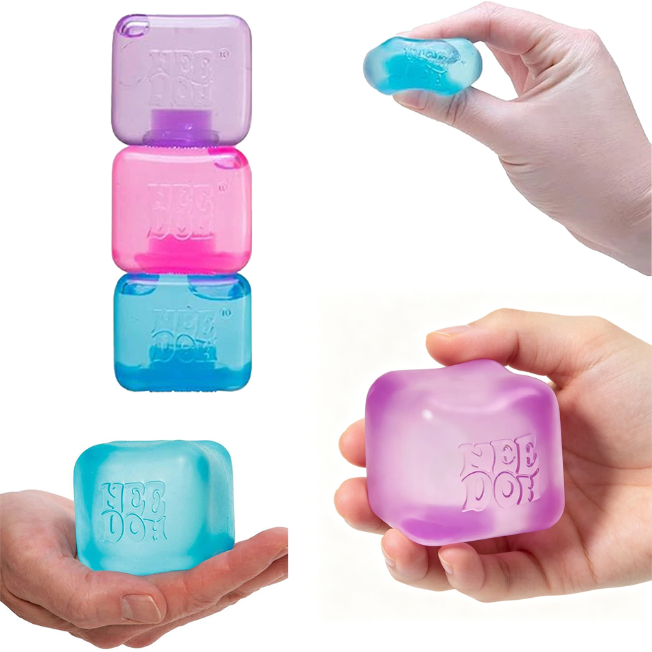 Fidget Cube Original - 1-4pcs Schylling Nee Boh Nice Cube,