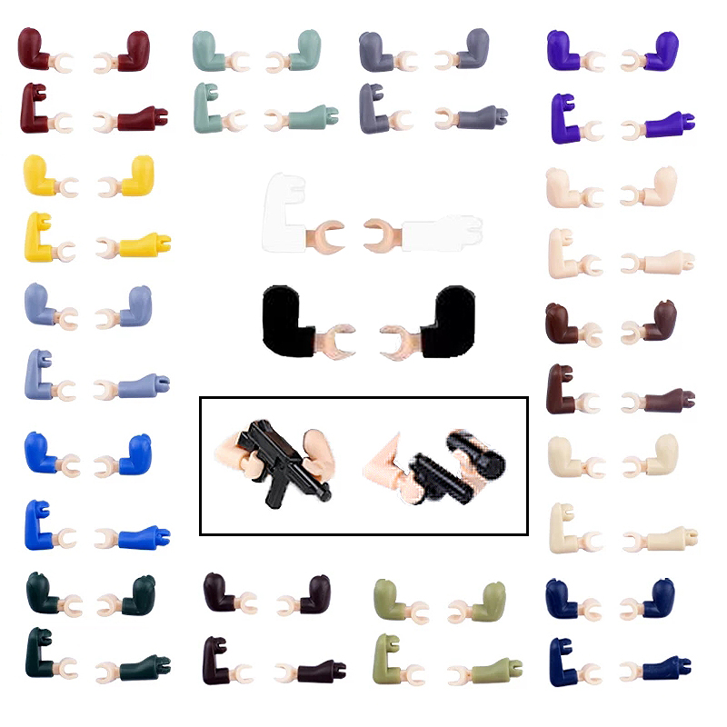 WW2 Military Figures Arms Hand - огляд і ціна Lego Set City