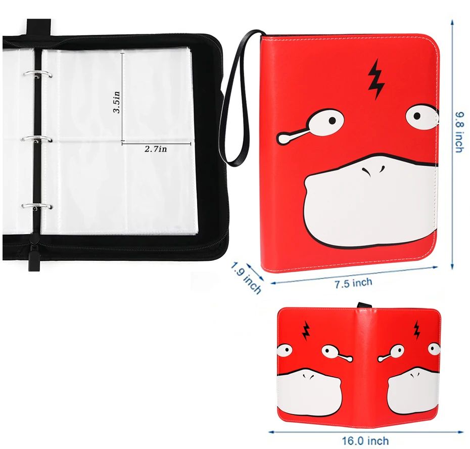 *New 400Pcs Card Album Binder  - огляд і ціна Pokemon Binder Card