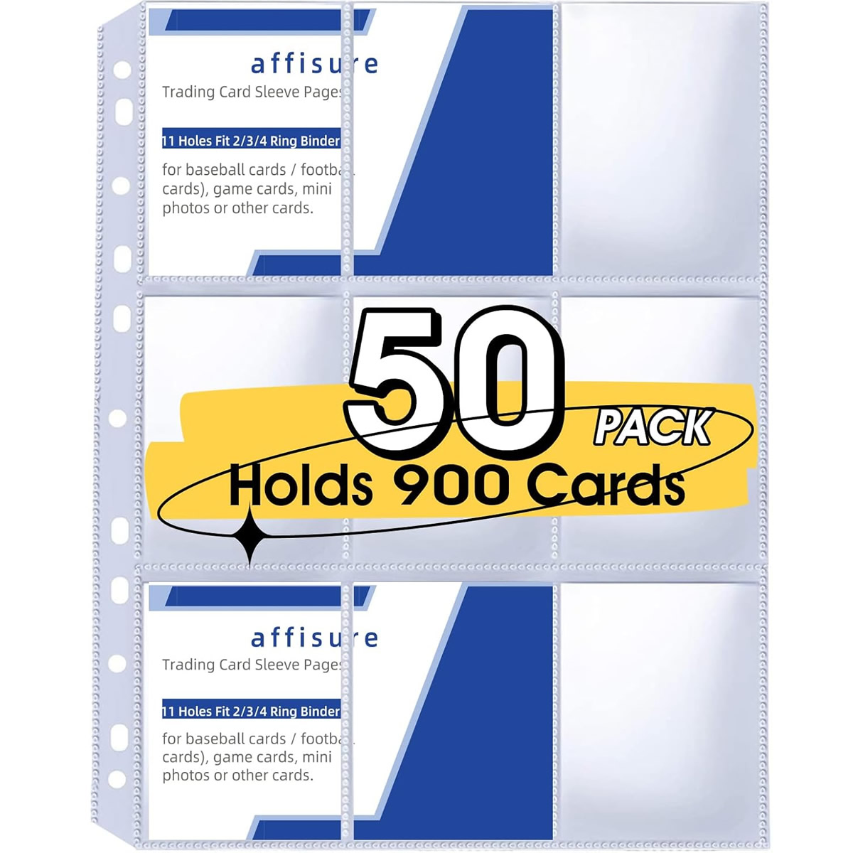50 Pack 9 Pocket Card Sleeves  - огляд і ціна Pokemon Binder Card