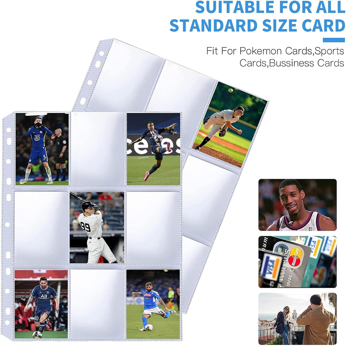 50 Pack 9 Pocket Card Sleeves  - огляд і ціна Pokemon Binder Card