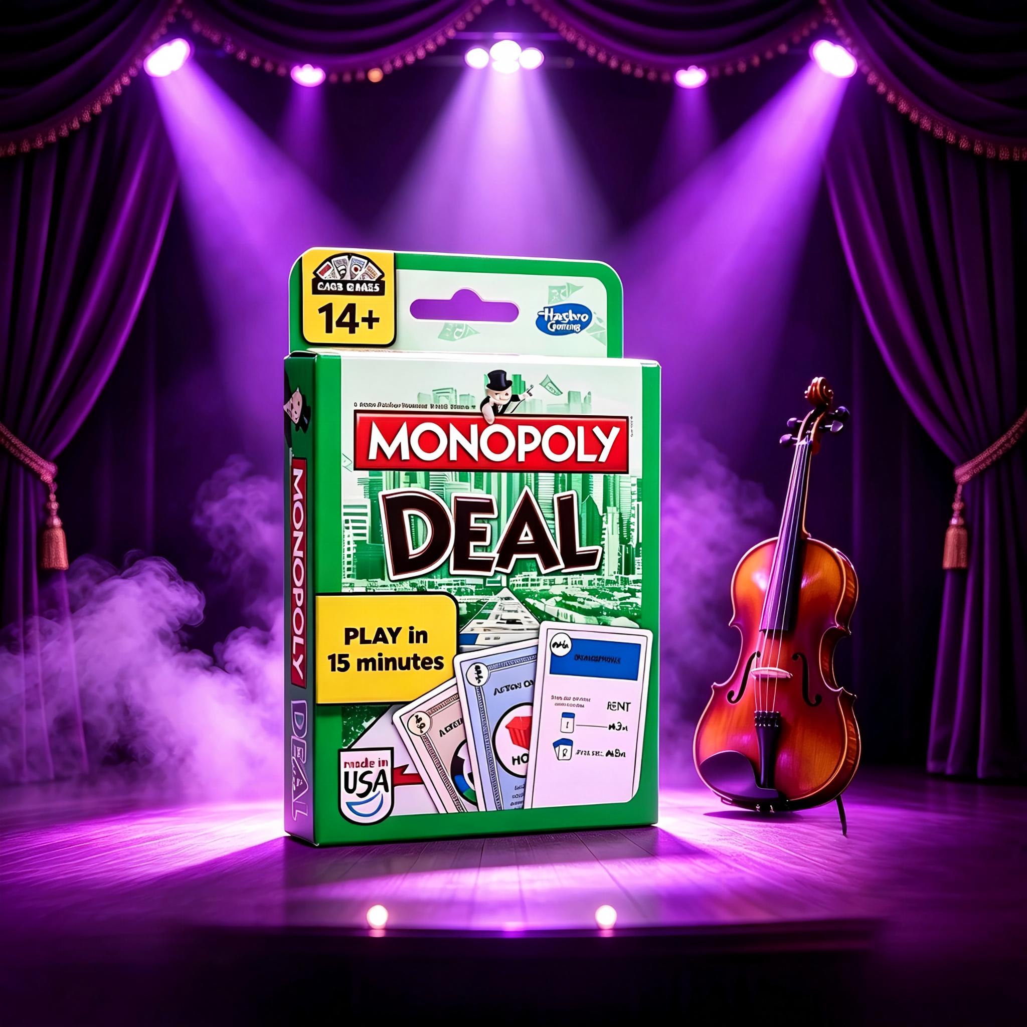 Monopoly Deal Card Game, Fast- - огляд і ціна Hasbro Game Monopoly